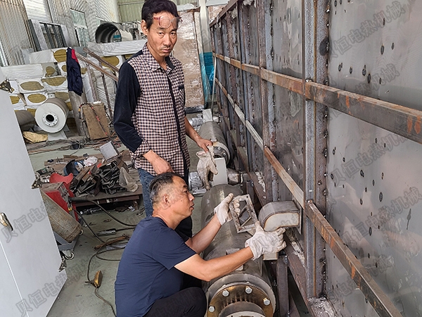 电加热器制作现场